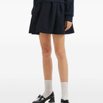 Minigonna a pieghe in blu Shushu/tong - donna 
