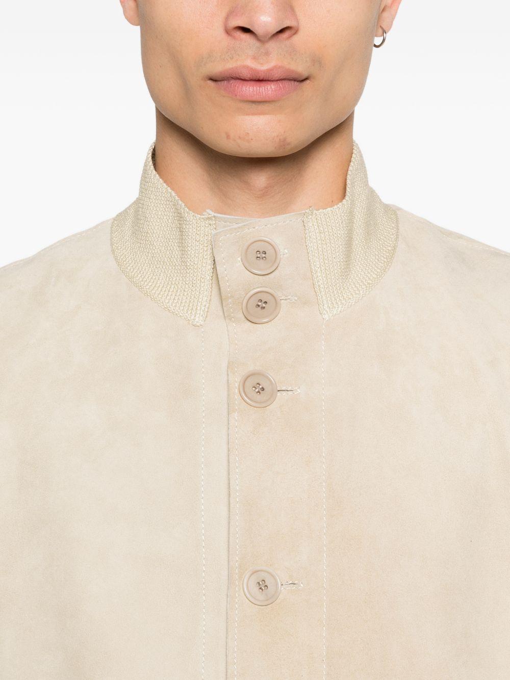 Giacca con tasche applicate in beige Salvatore santoro - uomo 