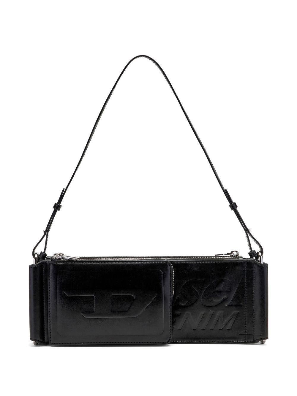 BORSA A SPALLA FLAG-D in nero Diesel - donna 