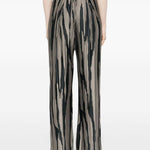 Pantaloni con stampa in grigio di Lanvin - donna 