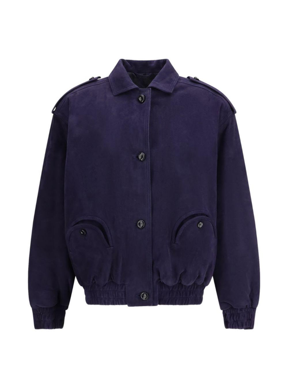 Bomber Charlie con spalline in blu BLAZÉ MILANO - donna 