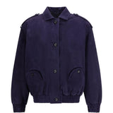 Bomber Charlie con spalline in blu BLAZÉ MILANO - donna 