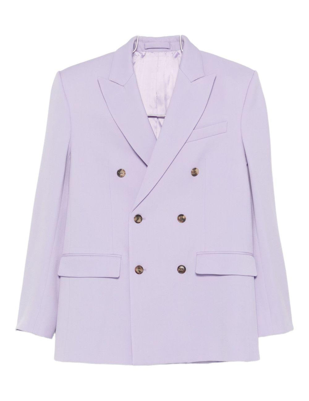 Blazer doppiopetto in lilla Wardrobe.Nyc - donna 