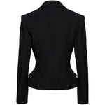 Blazer doppiopetto aderente in nero Magda butrym - donna 
