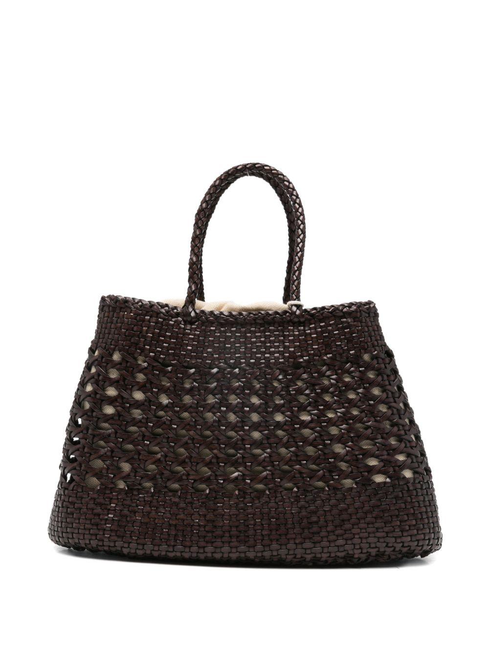 Borsa a mano santa cano in marrone Dragon diffusion - donna 