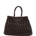 Borsa a mano santa cano in marrone Dragon diffusion - donna 