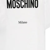 T-shirt con logo in bianco Moschino - donna 
