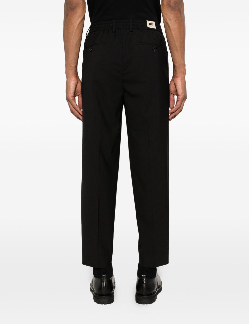 Pantaloni con gamba affusolata in nero Briglia 1949 - uomo 