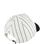 Cappellino con logo e toppa a righe in bianco e nero Y-3 - uomo 