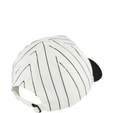 Cappellino con logo e toppa a righe in bianco e nero Y-3 - uomo 