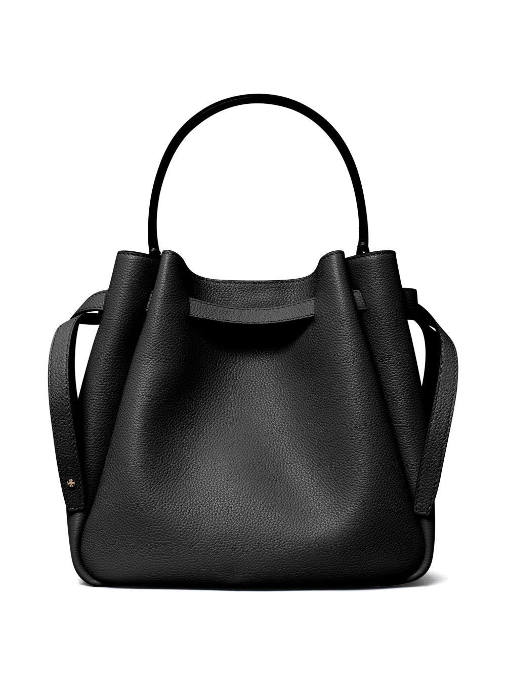 Borsa a mano romy in nero tory burch - donna 