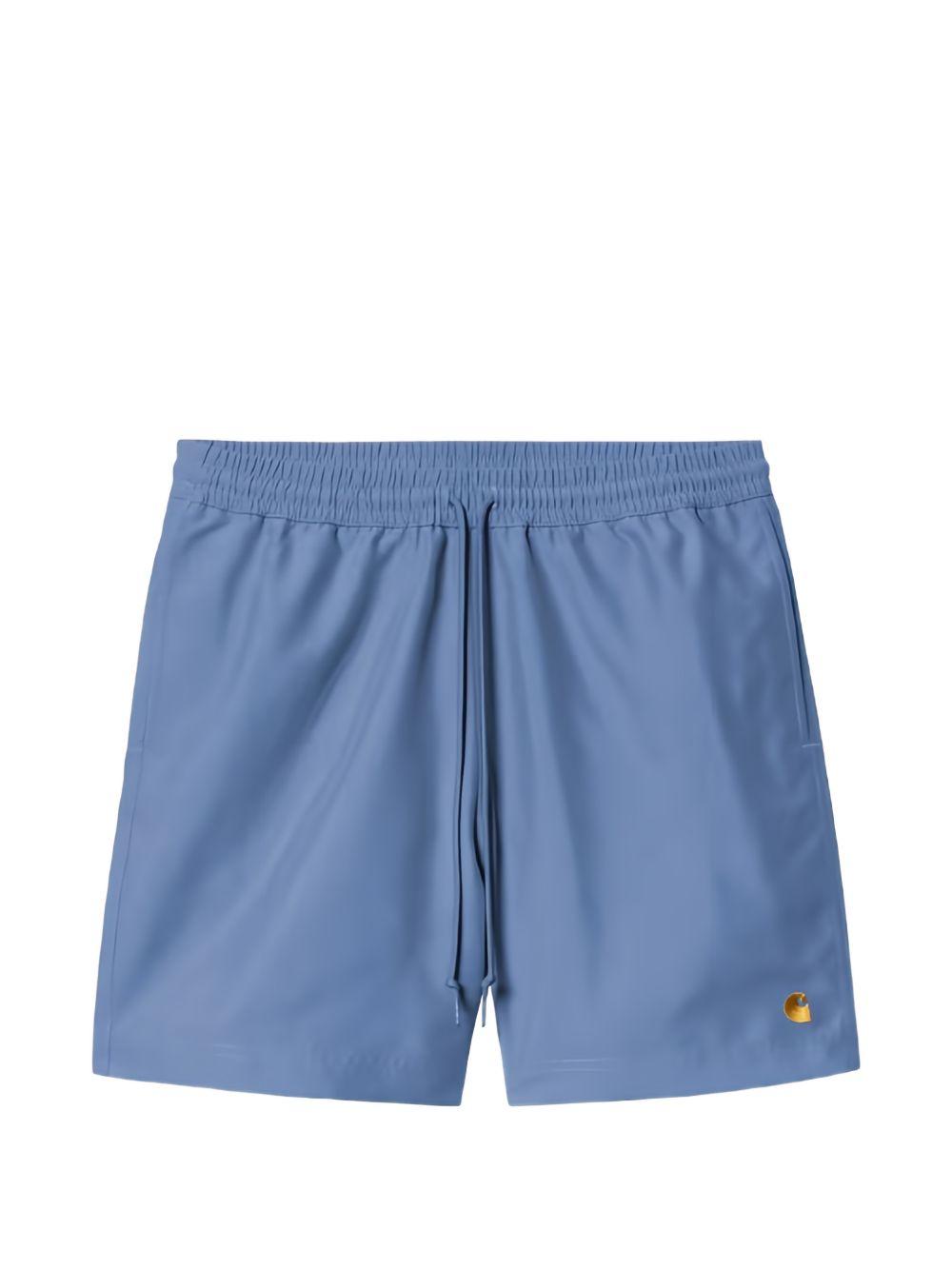 Costume da bagno a pantaloncino in blu carhartt wip - uomo 