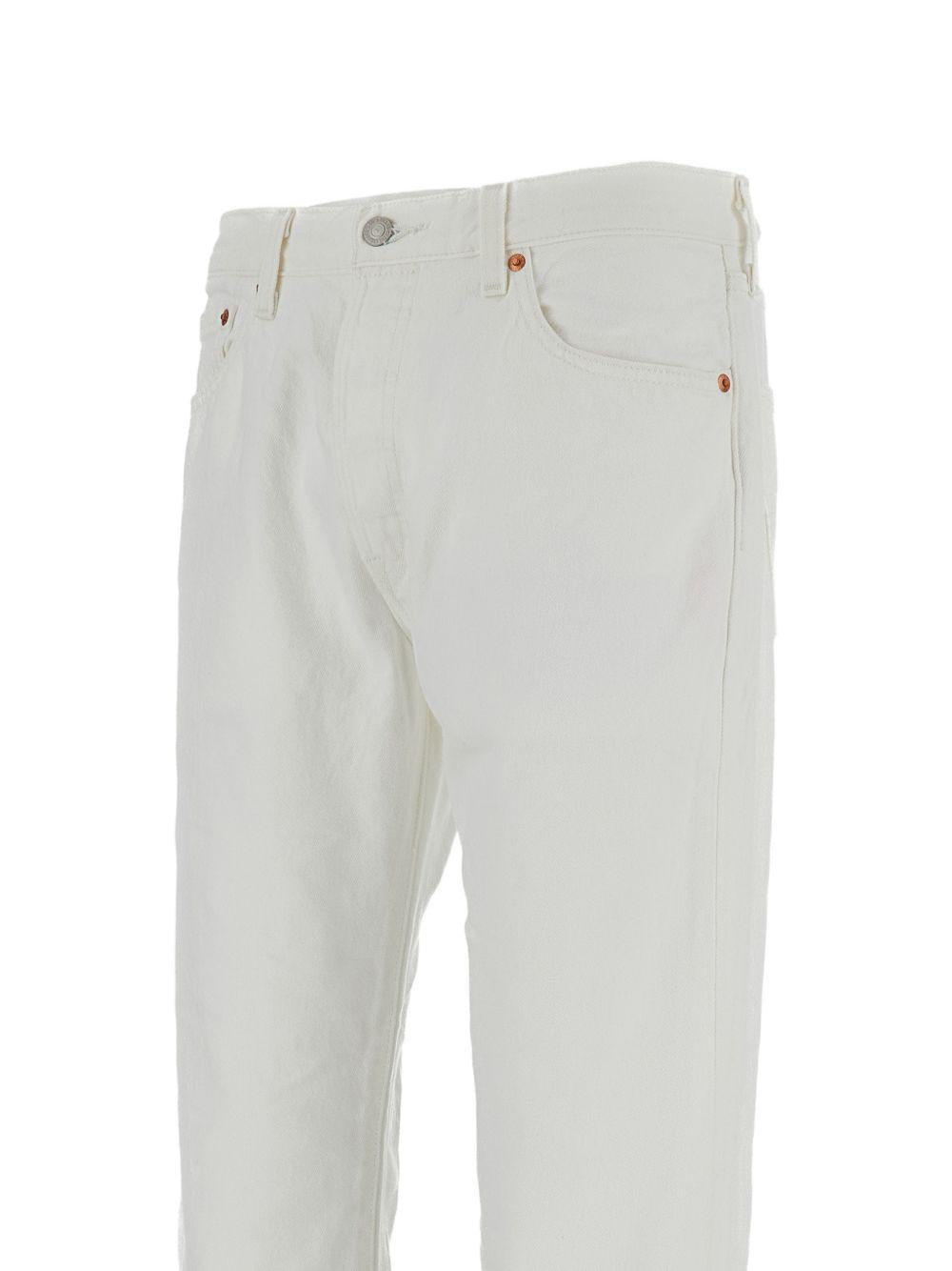 Jeans con bottoni in bianco Levi's - uomo 