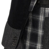 Cappotto patchwork Filson in nero  Junya Watanabe - uomo 