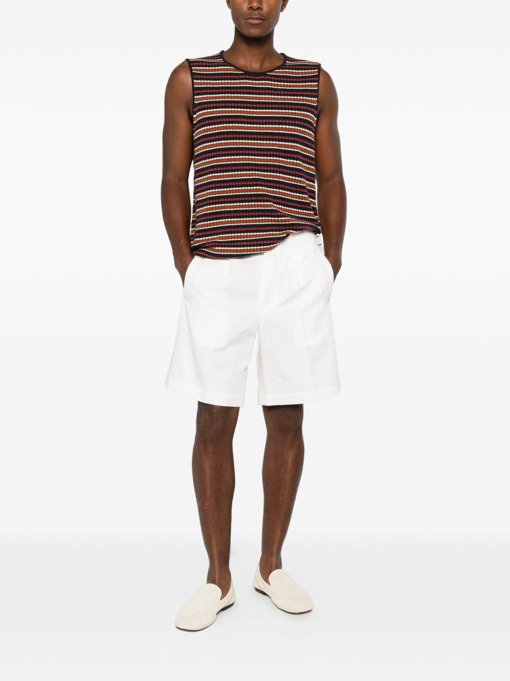 Shorts a pieghe con fibbia in bianco Briglia 1949 - uomo 