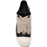 Sneakers Jumbolacet in pelle in nero 