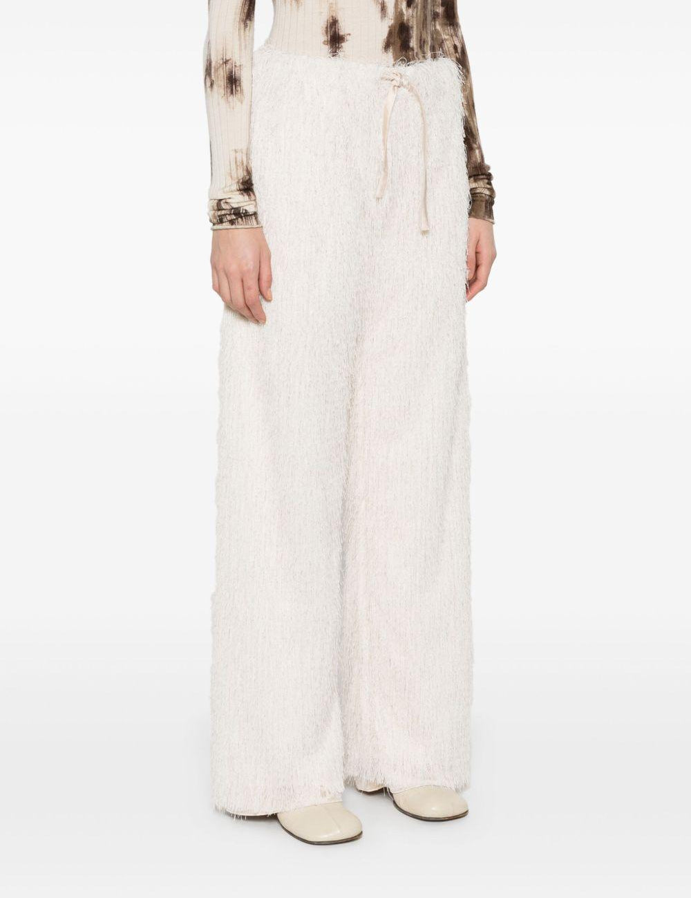 Pantaloni Aria in bianco Darkpark - donna 
