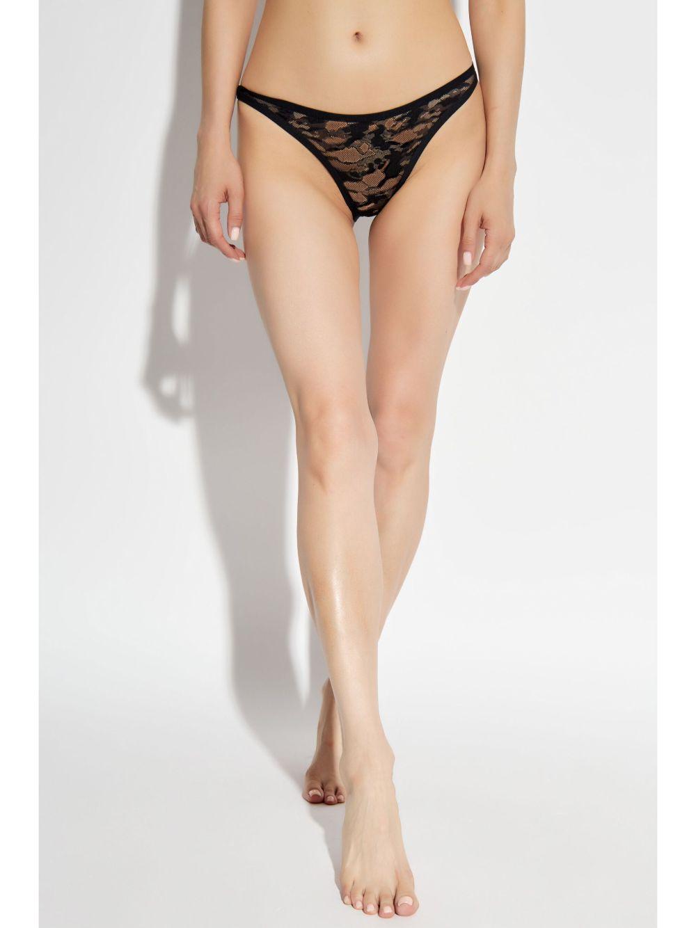 Slip in pizzo in nero Diesel - donna 