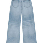 Jeans con baffatura in azzurro Ganni - donna 