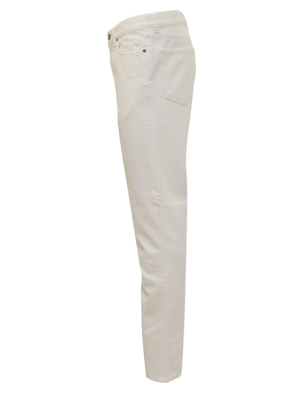 Jeans dritti in avorio Zegna - uomo 