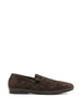 Mocassini intrecciati in marrone Henderson baracco - uomo