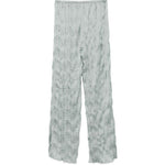 PANTALONI EFFETTO STROPICCIATO IN AZZURRO STAUD - DONNA 