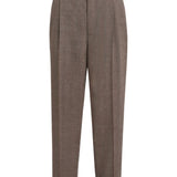 Pantaloni plissé in marrone Brunello cucinelli - uomo 