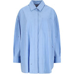 Camcia a maniche lunghe in blu 
