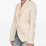 Blazer asmmetrico kylie in avorio Uma wang  - donna 