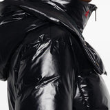 Bomber con cappuccio in nero Perfect moment - donna 