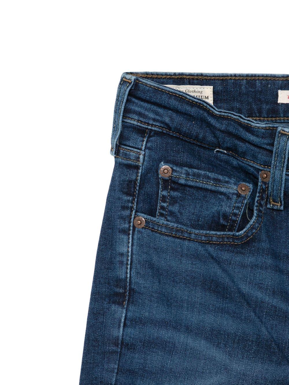 Jeans skinny a vita alta 721 in blu Levi's - donna 
