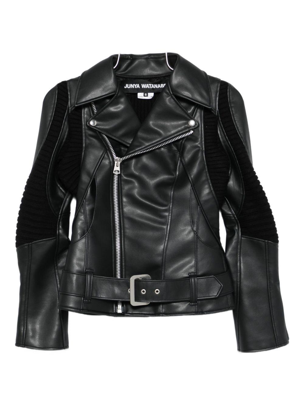 Giacca in eco-pelle in nero Junya watanabe - donna 
