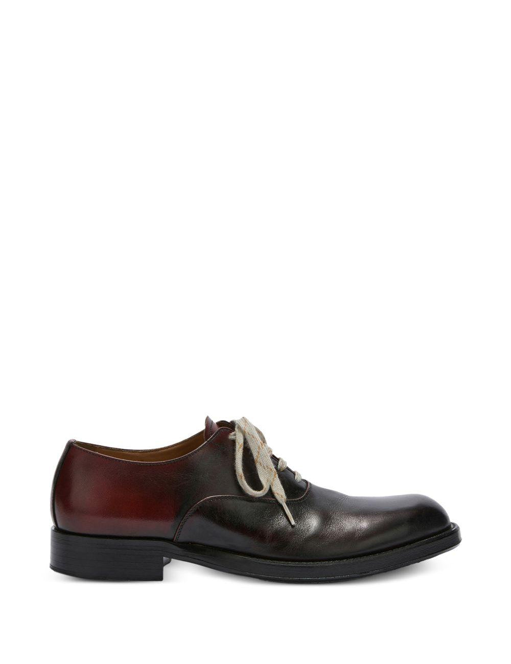 Derby con lacci in marrone Dries van noten - uomo 