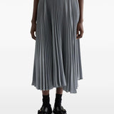 Gonna midi plissettata in grigio Jil Sander - donna 