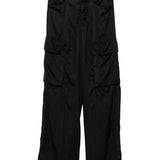 Pantaloni con tasche cargo in nero Rick owens - donna 