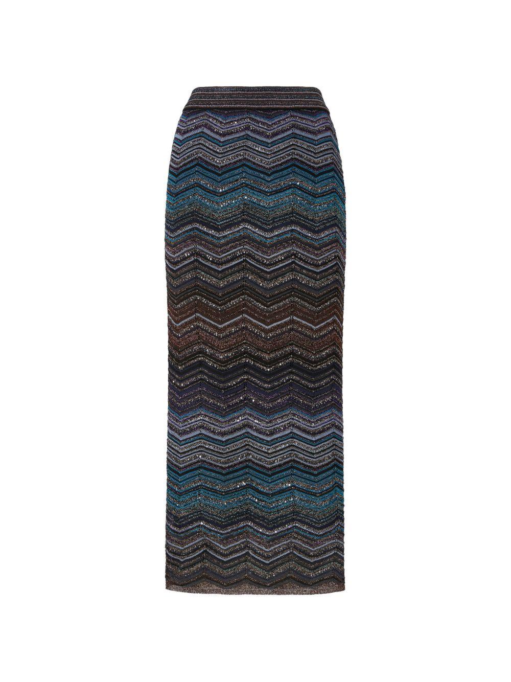Gonna maxi motivo chevron multicolor Missoni - donna 