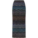 Gonna maxi motivo chevron multicolor Missoni - donna 