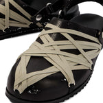 Mules megalace in nero Rick Owens - uomo 