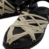 Mules megalace in nero Rick Owens - uomo 
