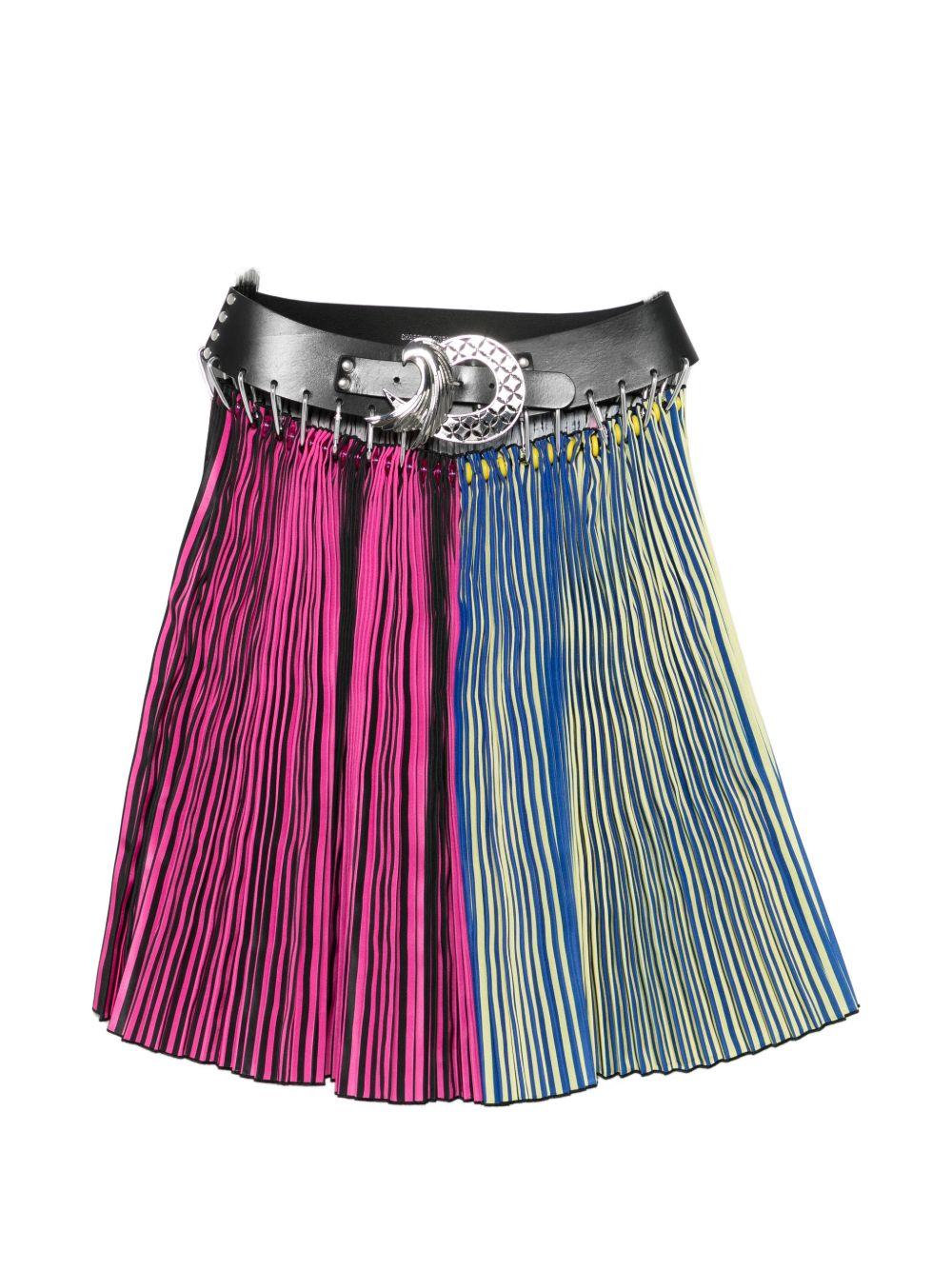 Gonna midi block multicolore Chopova Lowena - donna 