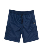 Pantaloncini con logo e toppa in blu Kenzo - uomo 