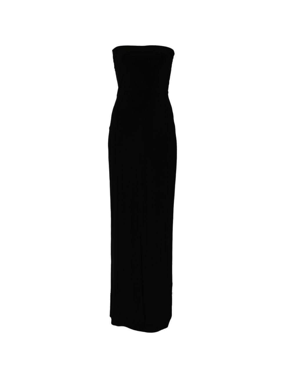 Abito maxi a tubino in nero Norma kamali - donna 