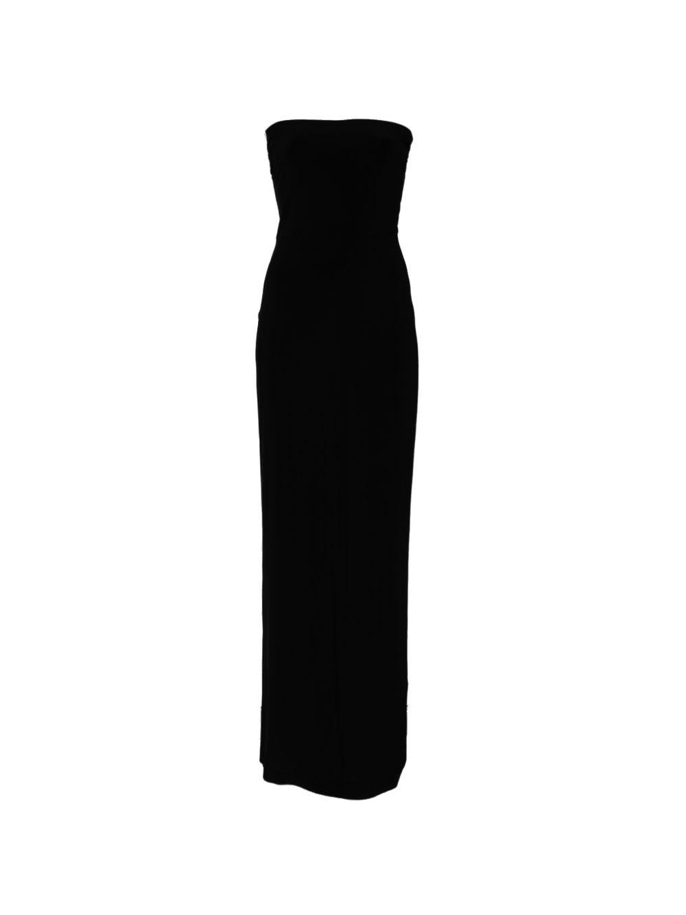Abito maxi a tubino in nero Norma kamali - donna 