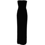 Abito maxi a tubino in nero Norma kamali - donna 