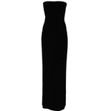 Abito maxi a tubino in nero Norma kamali - donna 