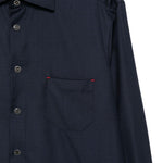 Camicia Nerano con taschino in blu Kiton - uomo 