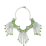 Collana con cristalli in verde Dries van noten - donna 