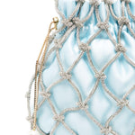 Borsa Selene Capri con cristalli in blu Rosantica - donna<BR/><BR/> 