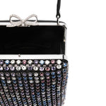 Borsa mini con cristalli in nero Self-Portrait - donna 