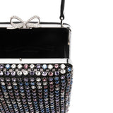 Borsa mini con cristalli in nero Self-Portrait - donna 